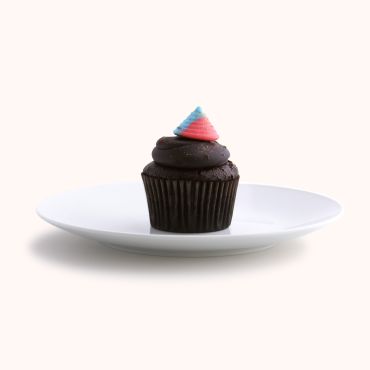 Chocolate Spaceship Cupcake