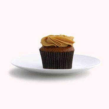 Salted Caramel Rosette Cupcake