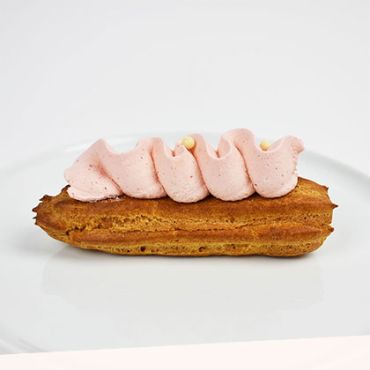 Strawberry and Cream Eclair