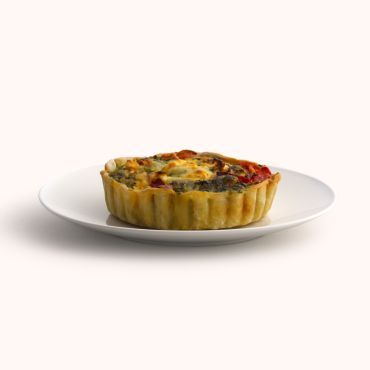 Chicken & Spinach Quiche