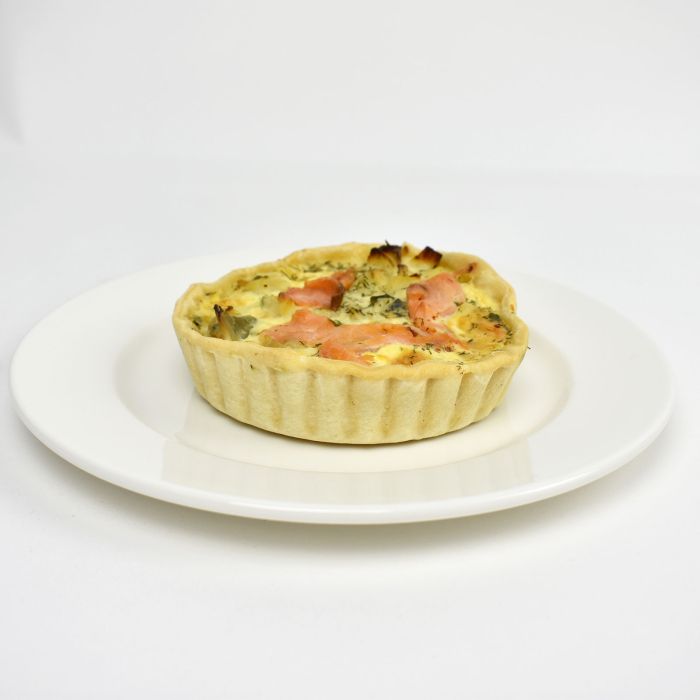 Smoked Salmon & Leek Quiche