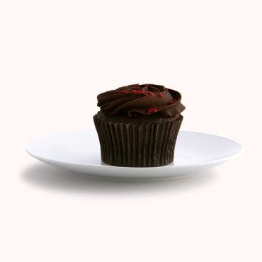 Double Chocolate and Raspberry Rosette Cupcake