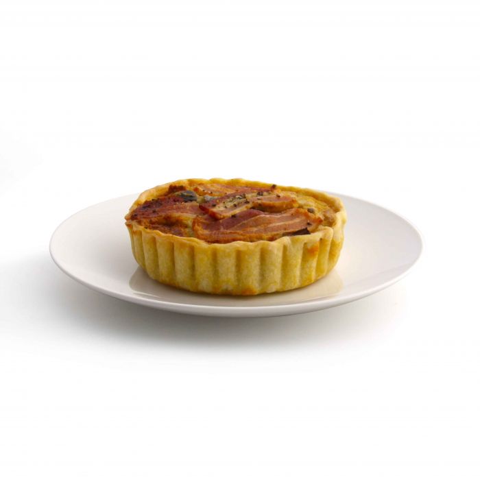 Mushroom & Bacon Quiche