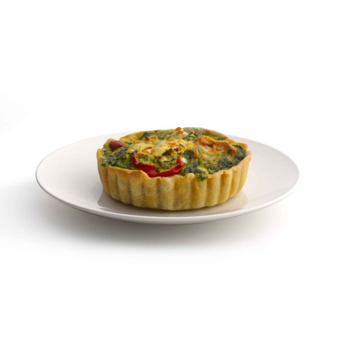 Chicken & Spinach Quiche