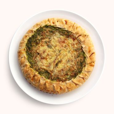 Smoked Salmon & Leek Quiche