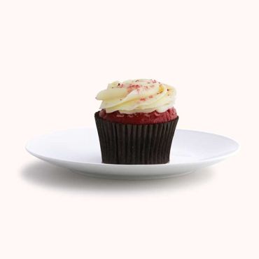 Red Velvet Rosette Cupcake 